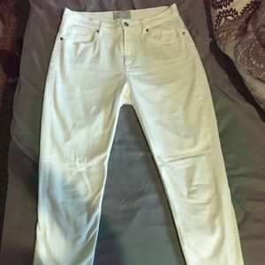 Everlane boyfriend jeans (bone)
